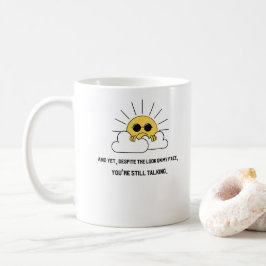 Caneca De Café Sol mal-humorado