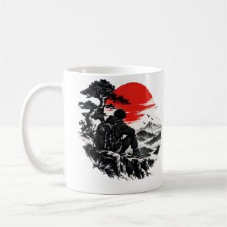 Caneca de Café Sol Nascente Samurai Japonês | Esté