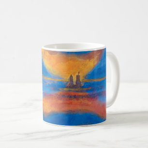 Caneca De Café Sol no mar   Emil Nolde  
