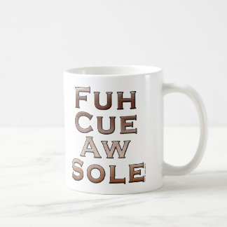 Caneca De Café Sola do Aw da sugestão de Fuh