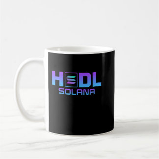 Caneca De Café solana sol logo SOL Crypto Coin HODL