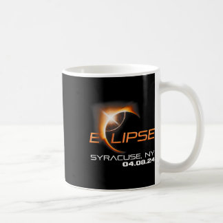 Caneca De Café Solar Eclipse 2024 Syracuse Nova York