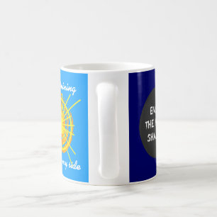 Caneca De Café Solar Eclipse Moon Shadow Sunshine personagem engr