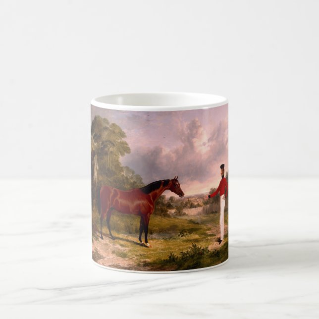 Caneca De Café Soldado com Cavalo de Oficial (Centro)
