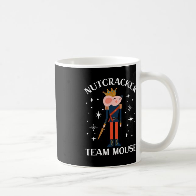 Caneca De Café Soldado da dança de Natal do Time Mouse Nutcracker (Direita)