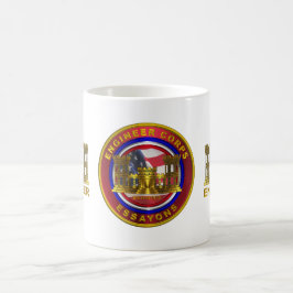 Caneca De Café Soldado do Engenheiro do Exército e Veterano