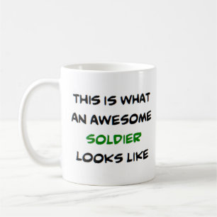 Caneca De Café soldado incrível