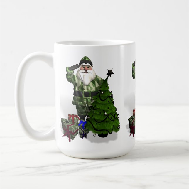 Caneca De Café Soldado Papai Noel (Esquerda)