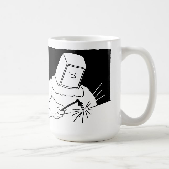 Caneca De Café Soldadura e Malha. ferreiro (Direita)