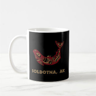 Caneca De Café Soldotna Alaska - Peixe Nativo Indiano