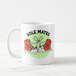 Caneca De Café Sole Mates Funny Calçado Pun