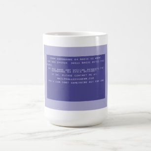 Caneca De Café Solicite seu Design de Comodoro Personalizado 64