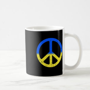 Caneca De Café Solidariedade E Paz Para a Ucrânia Como Paz 