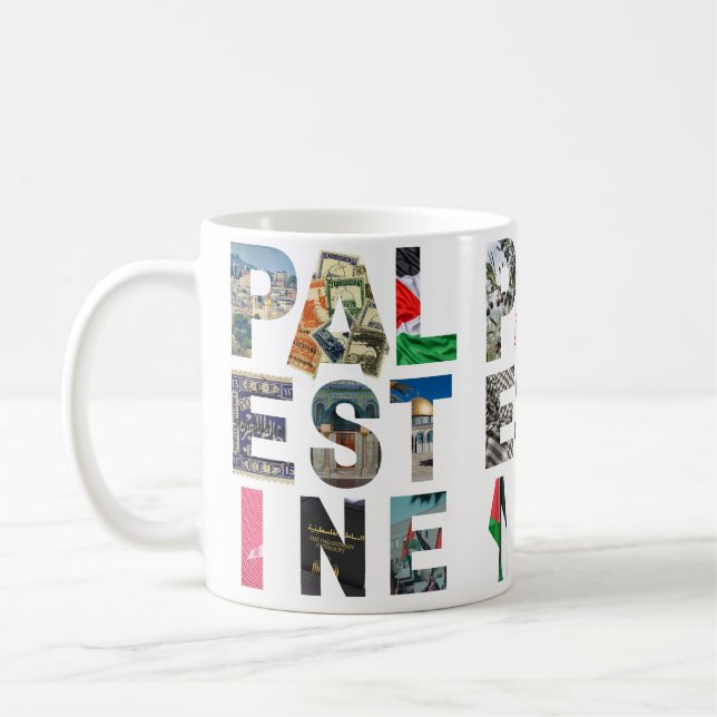 Caneca De Café Solidariedade palestiniana (Esquerda)