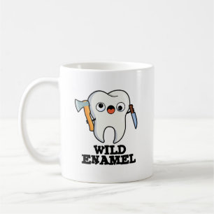 Caneca De Café Solo Enamel Funny Selvagem Tooth