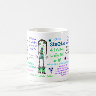 Caneca De Café Solteiro & amor de cada bocado dele!