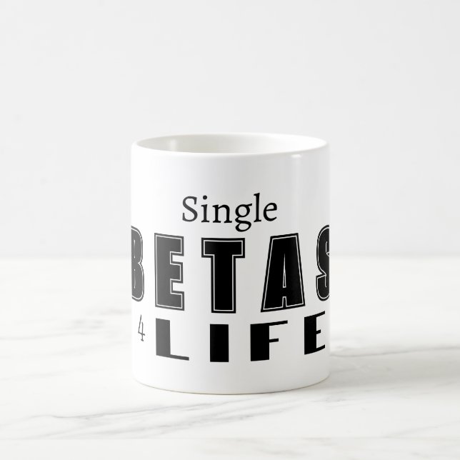 Caneca De Café Solteiro Betas 4 LIFE (Centro)
