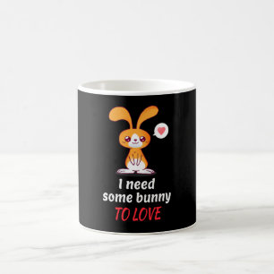 Caneca De Café Solteiro Bunny Precisa De Alguém Para Amar