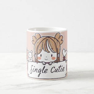 Caneca De Café Solteiro Cutie Anime Kawaii