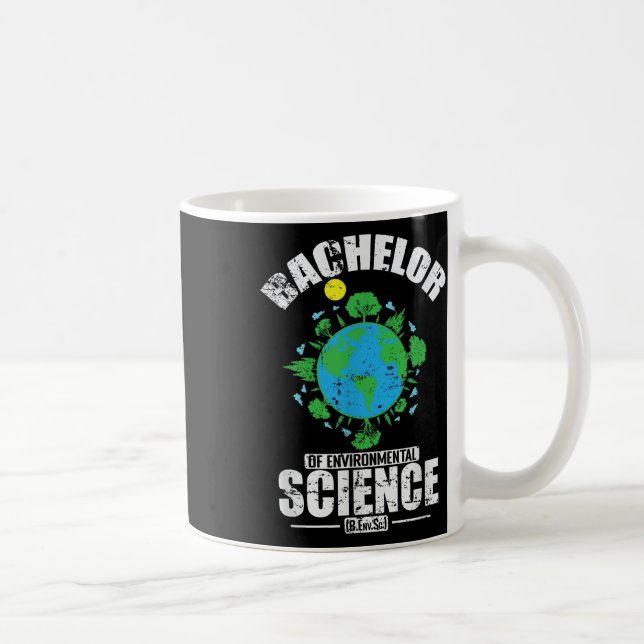 Caneca De Café Solteiro De Ciência Ambiental Pr (Direita)
