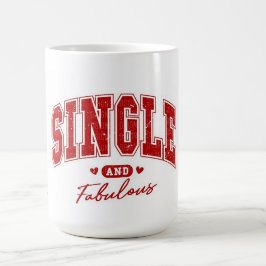 Caneca De Café solteiro e fabulosa antivalentina