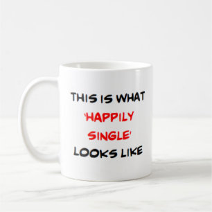 Caneca De Café solteiro feliz
