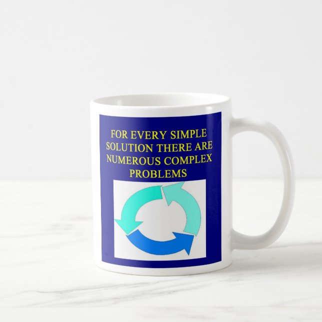 Caneca De Café soluções e provérbio dos problemas, soluções e… (Direita)