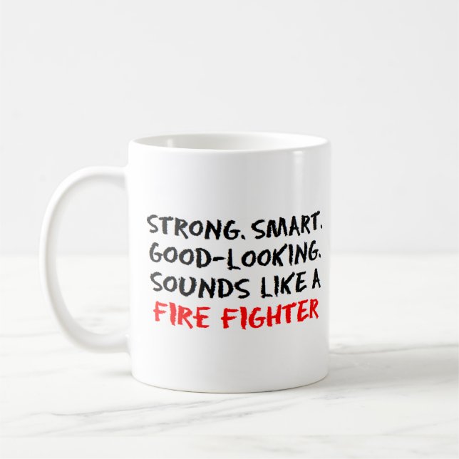 Caneca De Café Som de combate a incêndios (Esquerda)
