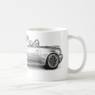 Caneca De Café Sombra de prata MX5