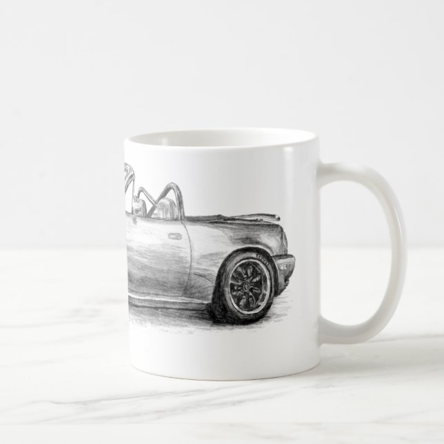 Caneca De Café Sombra de prata MX5 (Direita)