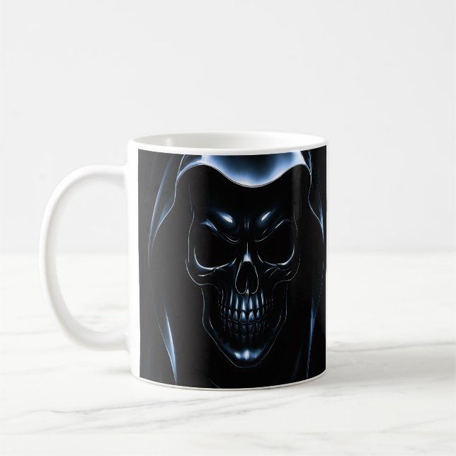 Caneca De Café Sombra do crânio (Esquerda)