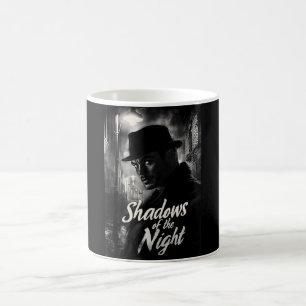 Caneca De Café Sombras da Noite - Film Noir Style Design