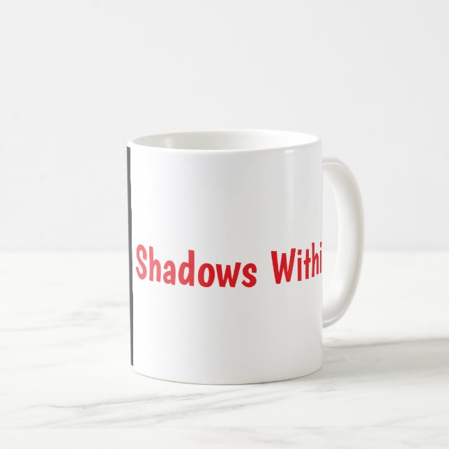 Caneca De Café Sombras Interiores (Frente Esquerda)