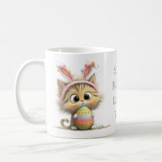 Caneca De Café Some Bunny Loves You Easter Cat Mug