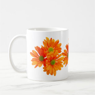 Caneca De Café Somente 3 flores da margarida do Gerbera + seus