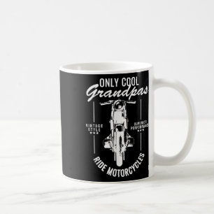 Caneca De Café Somente Avôs Legais Andam de Motocicletas Camisa d