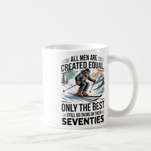 Caneca De Café Somente Os Melhores Ainda Vão Esquiar Nos Seventas