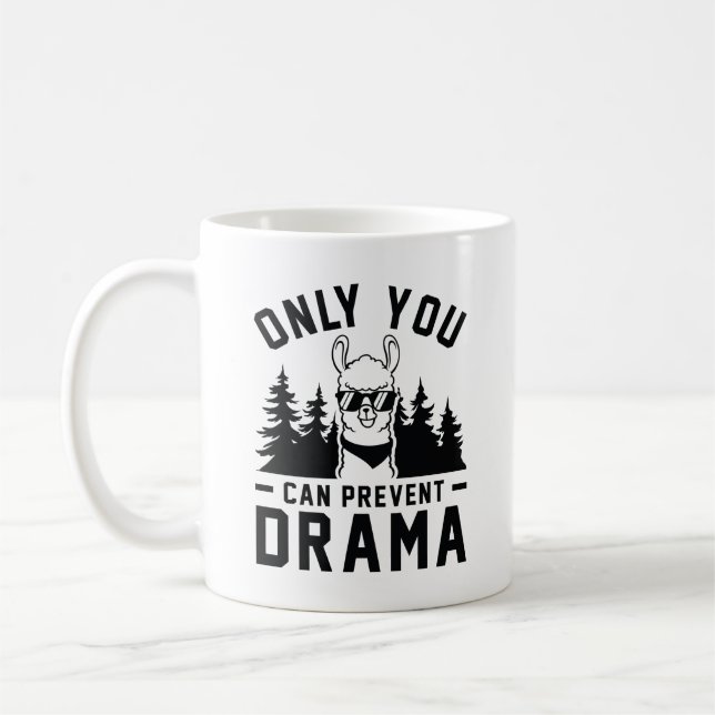 Caneca De Café Somente Você Pode Impedir O Drama (Esquerda)