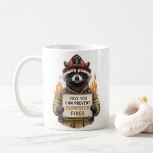 Caneca De Café Somente Você Pode Prevenir Incêndios em Lixeiras