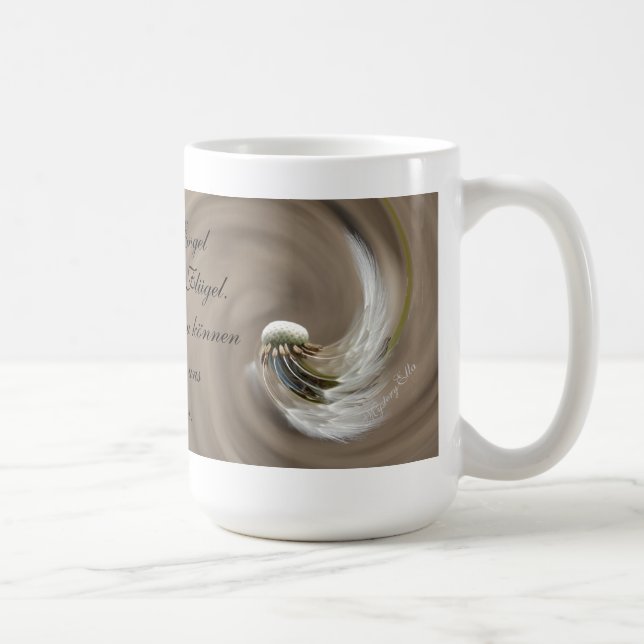 Caneca De Café “somos anjos” by mysteryella (Direita)