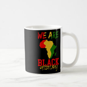 Caneca De Café Somos Mês da História Negra Mapa da África Afro-Am