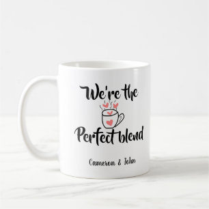 Caneca De Café Somos o amor de café valentine nome perfeito