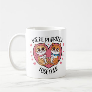 Caneca De Café Somos Purrfect Juntos