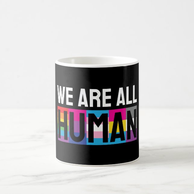 Caneca De Café Somos Todos Humanos LGBTQIA+ (Centro)