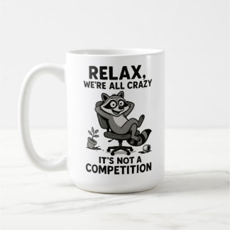 Caneca De Café Somos Todos Loucos Humor Sarcástico Saúde Mental