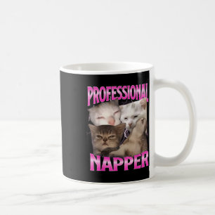 Caneca De Café Soneca Profissional Gato Bobo Dorminhoco Gatos Eng