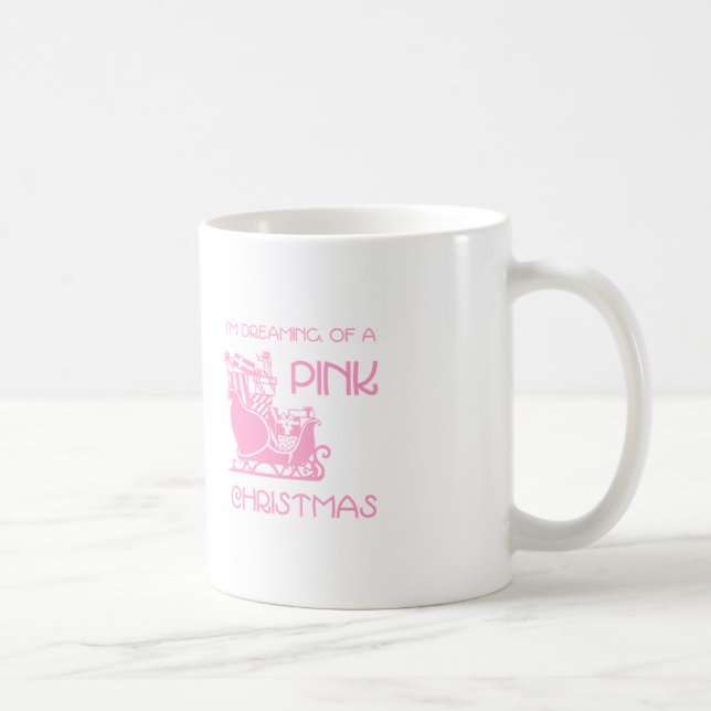 Caneca De Café Sonhando o rosa - copo de café (Direita)