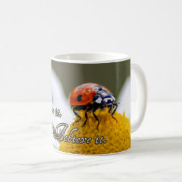 Caneca De Café Sonhe. Acredite. Alcançar.