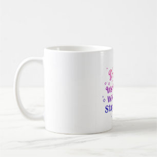 Caneca De Café Sonhe Grande. Duro de trabalho. Fique humilde