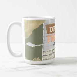 Caneca De Café Sonhe seus problemas em café.